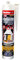 fischer - Cemento Express Barbacoas, Masilla Refractaria Especial para Barbacoas, Color Gris (310 ml)