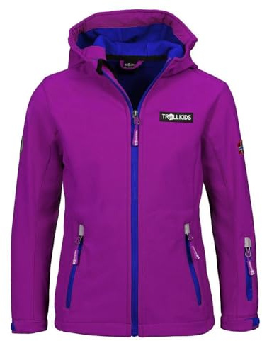 Trollkids Girls Oslofjord Jacket 176, Fuchsia