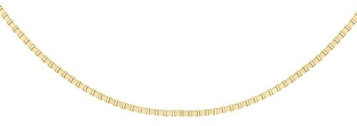 CARISSIMA Collar unisex con oro amarillo de 18K (750/1000), sin gema, 41 cm