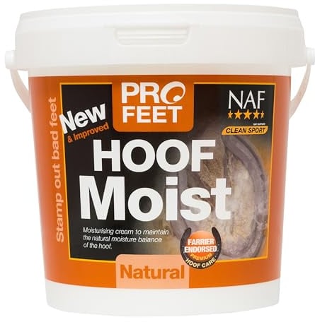 NAF Profeet Hoof Moist Natural 900g – Hydrating Hoof Dressing for Horses – Maintains Hoof Moisture & Flexibility – With Natural Oils for Daily Hoof Care