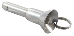 Steckbolzen mit manueller Kugelsicherung (25 Millimeter, D=10)