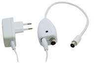 Amplificatore di linea 40870Mhz VHF+UHF (V20dB, U27dB) con alimentatore, mod. PSA 25