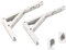 1 Paar SO-TECH® Klappkonsole 242,0 x 20,5 x 136 mm Stahl weiß beschichtet Tragkraft 55 kg