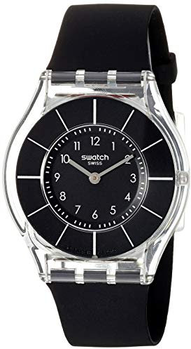 Swatch Damenuhr Analog Quarz mit Silikonarmband – SFK361