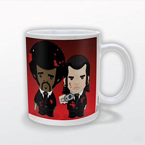 1art1 Pulp Fiction Vincent & Jules Foto-Tasse Kaffeetasse 9x8 cm