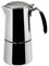 Ilsa Omnia Cafetière Espresso, avec Fond à Induction, Acier INOX, 2 Tasses, Argenté
