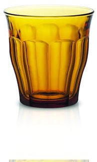Duralex 1028DB06/6 Box 6 Glasses Water Picardie Ambar 31 CL, 0.31 litres, Glass