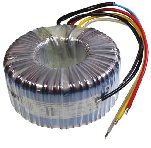 Sedlbauer Ringkerntrafo Transformator 500VA 2x115V für Audio, Industrie, Halogen und Schienensysteme - 230V Eingangsspannung - 230V Sekundärspannung -