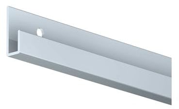 NEWLY Classic Rail J - Rail cimaise Longueur 2 mètres - Alu - 0,7 cm