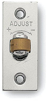 Adjustable Roller Catch & Keep - Door Latch with Solid Brass Roller - Satin Nickel