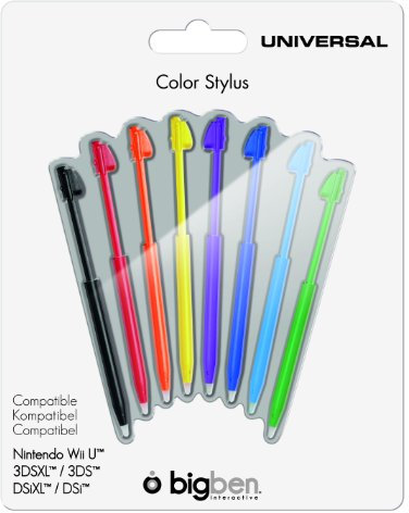 Set de stylets multicolores pour Wii U