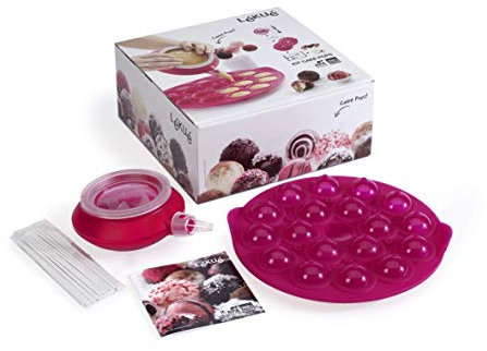 Lékué Kit Cake Pops - Set für Kuchenlutscher, Mehrfarbig