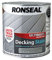 Ronseal Ultimate Protection Decking Stain Stone Grey 2.5L