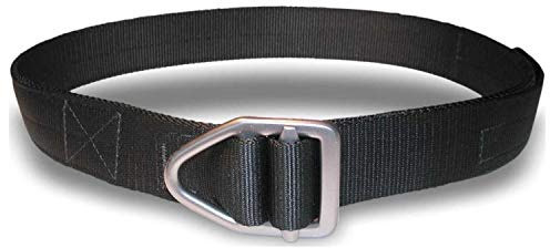 Bison Heavy Duty Gunmetal Buckle Belt - Black by Designs