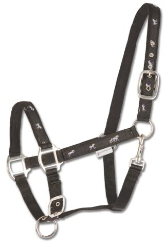 WALDHAUSEN Halfter Pferdchen, VB, schwarz