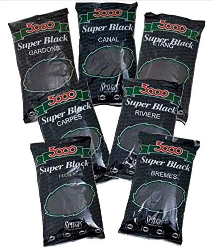 Sensas 3000 Super Black REVIERE 1kg - Neuheit 2011