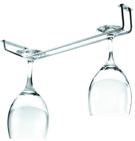 TAMLED Gläserschiene 34 cm verchromt