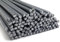 Plastique baguettes de soudure PVC-U Rigide Gris 4mm Ronde 25 Barres
