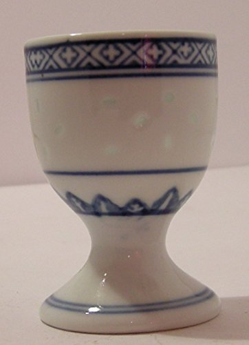 Egg Cup 7cm Height Ceramic Rice Pattern Guaranteed quality