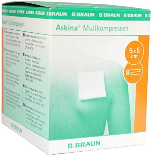 ASKINA Mullkompressen 5x5 cm steril, 25X2 St
