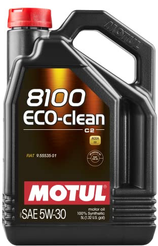 Motul 101545 8100 5W30 Eco-clean 5W30 / 5Liter, Brown