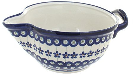 Original Bunzlauer Keramik Sauciere Volumen 1.20 Liter im Dekor 166a