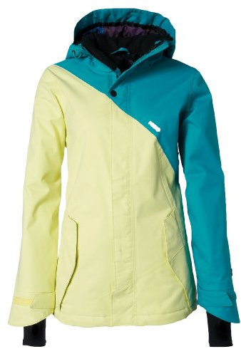 Nitro Snowboards Damen Jacke Siren 13 Women L - Türkis/Gelb