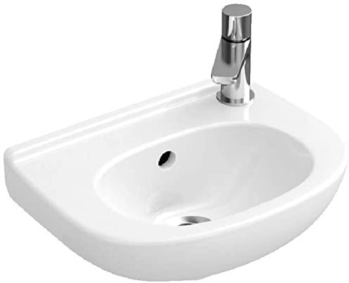 Villeroy & Boch O.Novo Waschbecken 36x27,5 cm ohne Hahnloch mit Überlauf Weiß