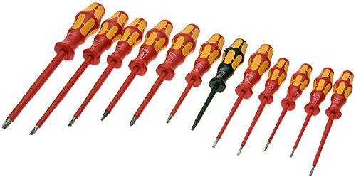 WERA - Vde Insulated Screwdriver Set 12Pc (Sl/Ph/Sq), 160I/12-5347900001 by WERA
