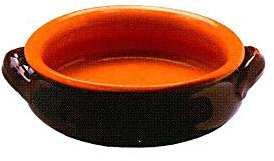 Tegame terracotta Coli' basso bruna cm.25 [COLI]