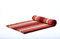 Leewadee Faltbare Bodenmatratze - Japanischer Rollbarer Futon - Tatami Faltmatte - Gästebett - Camping Matratze - Thai Massage Matte, Kapok Füllung, Rot