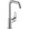 hansgrohe Wasserhahn Focus (Armatur mit Auslauf Höhe 240mm, Zugstangen-Ablaufgarnitur und Schwenkauslauf) Chrom