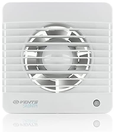 VENTS 100 Silenta MVK 100 mm Silent A Bathroom Extractor Fan Energy Saving and Quiet with Pull Cord