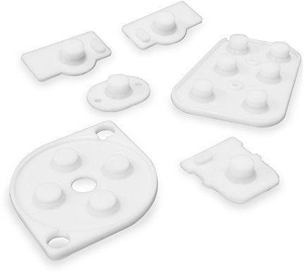 Boutons de remplacement en silicone pour réparation de manette de jeu sur console Nintendo 64 N64