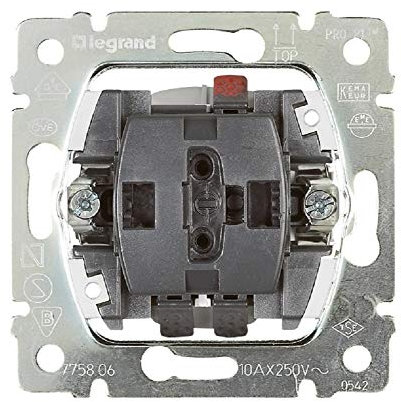 LEGRAND, Creo Jalousie-Wippschalter Einsatz, elektronische & mechanische Verriegelung, 775804