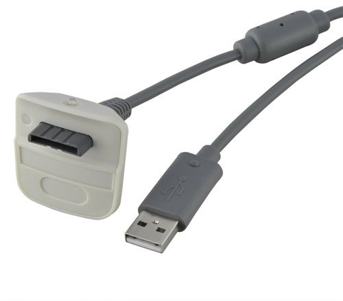 1.8M Câble USB chargeur alimentation pour microsoft manette sans fil XBOX 360