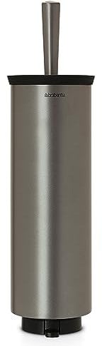 Brabantia Toilet Brush and Holder, Platinum