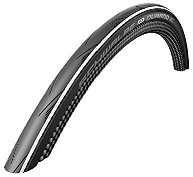 Schwalbe 11600646 - Cubierta 700X23 A/F Durano Raceguard Neg/Blan