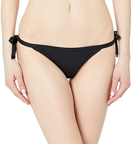 Seafolly Damen Brazilian Tie Side Bikinihose, Schwarz Black), 40 (Herstellergröße:14)