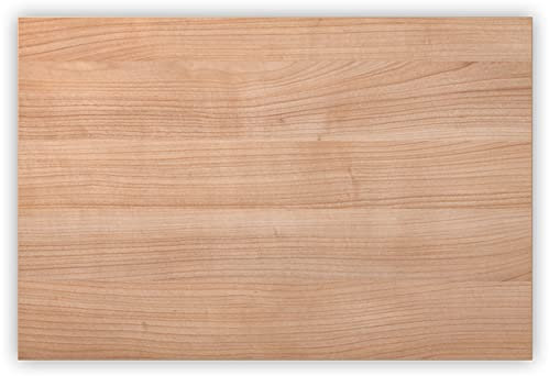 Bümö Tischplatte 120x80 cm in Nussbaum, Schreibtischplatte aus Holz, Holzplatte, Spanplatte Kratzfest beschichtet, ABS-Kante, 120 kg Tragkraft für DIY Homeoffice Schreibtisch & mehr