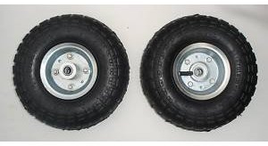 Pack Of 2 - 10 Pneumatic Wheels