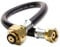 Pennine Leisure Supplies 450mm Pigtail Butane Gas Hose Connector for Caravan/Motorhome