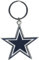 Siskiyou NFL Sports Fan Shop Dallas Cowboys Porte-clés chromé et émaillé Taille unique