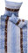 Dyckhoff Bettwäsche Weichfrottier himmelblau-braun Größe 1x 135x200 cm + 1x 40x80 cm