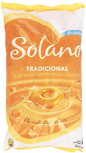 Solano - Tradicional - Caramelo duro sin azúcar con sabor a crema - 900 g