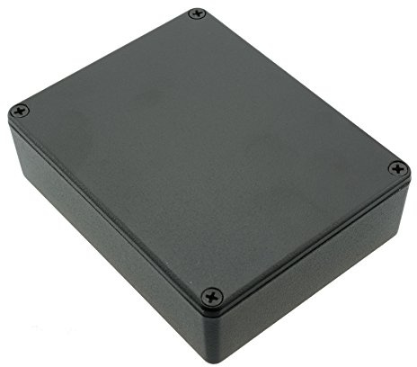 Hammond Black Diecast Enclosure 119 x 94 x 34mm 1590BBBK Electronic Project Box