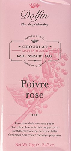 Dolfin 60% de Cacao au Poivre Rose Tablette 70 g - Lot de 5