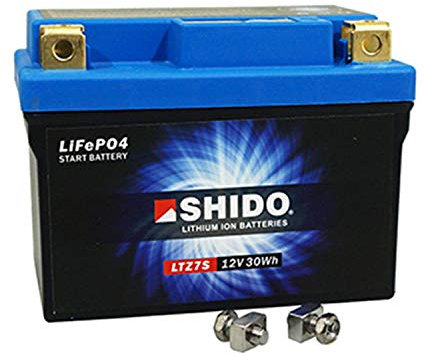 SHIDO LTZ7S LION -S- Batterie Moto Lithium Ion