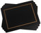 Pimpernel Klassische Schwarze Tischsets S/4 (s), Kork, Mehrfarbig, L