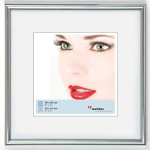 Walther Design KS010H Galeria, Cornice in Plastica, Argento, 10 x 10 cm
